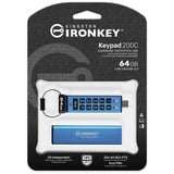 Kingston IronKey Keypad 200 64 GB, Chiavetta USB 