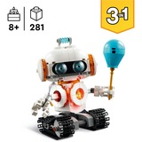 LEGO Creator 3 in 1 31164 Robot Spaziale Giocattolo - Si Trasforma in Cane o in Razzo - Set di Costruzioni per Bambini 8+, Giochi di costruzione Set da costruzione, 8 anno/i, Plastica, 281 pz, 388 g
