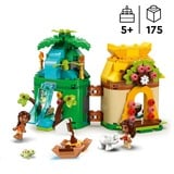 LEGO Disney Princess Divertimento sull’isola di Vaiana, Giochi di costruzione Set da costruzione, 5 anno/i, Plastica, 175 pz, 309 g