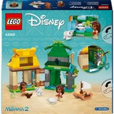 LEGO Disney Princess ǀ Disney 43260 Divertimento sull’Isola di Vaiana, Casa delle Bambole Giocattolo, Giochi per Bambine e Bambini 5+ Anni, Giochi di costruzione Casa delle Bambole Giocattolo, Giochi per Bambine e Bambini 5+ Anni, Set da costruzione, 5 anno/i, Plastica, 175 pz, 309 g