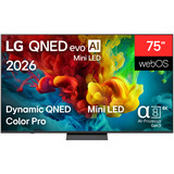 LG 75QNED83B6A.AEUD, QNED TV Nero