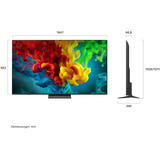 LG 75QNED83B6A.AEUD, QNED TV Nero
