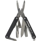 Leatherman Squirt ES4 pinza multiuso Tascabile 9 strumenti Nero, Multi strumento argento/Nero, Alluminio, Acciaio inossidabile, Nero, 5,72 cm, 56,4 g, 4,06 cm