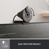 Logitech Brio 300, Webcam Nero