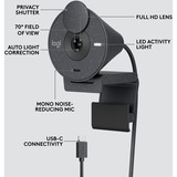 Logitech Brio 300, Webcam Nero