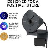 Logitech Brio 300, Webcam Nero