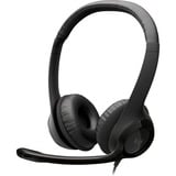 Logitech LGT-H390 Cuffie e auricolari, Headset Nero, Cablato, Ufficio, 20 - 20000 Hz, 197 g, Auricolare, Nero, Vendita al dettaglio