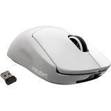 Logitech Pro X Superlight mouse Mano destra RF Wireless 25600 DPI bianco, Mano destra, RF Wireless, 25600 DPI, 1 ms, Bianco