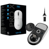 Logitech Pro X Superlight mouse Mano destra RF Wireless 25600 DPI, Mouse da gioco bianco, Mano destra, RF Wireless, 25600 DPI, 1 ms, Bianco