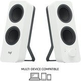 Logitech Z207 Bianco Con cavo e senza cavo 5 W bianco, 2.0 canali, Con cavo e senza cavo, 5 W, Bianco