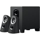 Logitech Z313 25 W Nero 2.1 canali, Altoparlante PC Nero/Argento, 2.1 canali, 25 W, PC, Nero, 50 W, Cablato, Vendita al dettaglio
