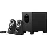 Logitech Z313 25 W Nero 2.1 canali, Altoparlante PC Nero/Argento, 2.1 canali, 25 W, PC, Nero, 50 W, Cablato, Vendita al dettaglio