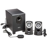 Logitech Z313 25 W Nero 2.1 canali, Altoparlante PC Nero/Argento, 2.1 canali, 25 W, PC, Nero, 50 W, Cablato, Vendita al dettaglio