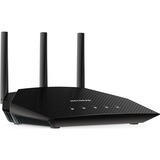 Netgear Nighthawk 4-Stream AX1800 WiFi 6 Router (RAX10) router wireless Gigabit Ethernet Dual-band (2.4 GHz/5 GHz) Nero Nero, Wi-Fi 6 (802.11ax), Dual-band (2.4 GHz/5 GHz), Collegamento ethernet LAN, Nero, Router da tavolo