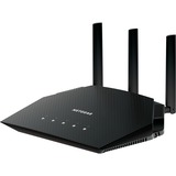 Netgear Nighthawk 4-Stream AX1800 WiFi 6 Router (RAX10) router wireless Gigabit Ethernet Dual-band (2.4 GHz/5 GHz) Nero Nero, Wi-Fi 6 (802.11ax), Dual-band (2.4 GHz/5 GHz), Collegamento ethernet LAN, Nero, Router da tavolo