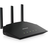 Netgear Nighthawk 4-Stream AX1800 WiFi 6 Router (RAX10) router wireless Gigabit Ethernet Dual-band (2.4 GHz/5 GHz) Nero Nero, Wi-Fi 6 (802.11ax), Dual-band (2.4 GHz/5 GHz), Collegamento ethernet LAN, Nero, Router da tavolo