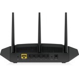 Netgear Nighthawk 4-Stream AX1800 WiFi 6 Router (RAX10) router wireless Gigabit Ethernet Dual-band (2.4 GHz/5 GHz) Nero Nero, Wi-Fi 6 (802.11ax), Dual-band (2.4 GHz/5 GHz), Collegamento ethernet LAN, Nero, Router da tavolo