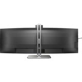 Philips Serie 5000 49B2U5900CH/00 Monitor PC 124 cm (48.8") 5120 x 1440 Pixel Dual QHD LCD Nero, Monitor LED Nero/Argento, 124 cm (48.8"), 5120 x 1440 Pixel, Dual QHD, LCD, 4 ms, Nero