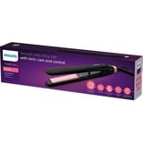Philips StraightCare Essential BHS378/00, Raddrizzatore capelli Nero/rosato