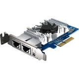 QNAP QXG-10G2T-X710 scheda di rete e adattatore Interno Ethernet 1000 Mbit/s Interno, Cablato, PCI Express, Ethernet, 1000 Mbit/s