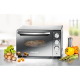 Rommelsbacher BGS 1400 forno Forno elettrico 22 L 1380 W Nero, Argento argento/Nero, Piccola, Forno elettrico, 22 L, 1380 W, 22 L, 230 °C