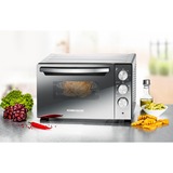 Rommelsbacher BGS 1400 forno Forno elettrico 22 L 1380 W Nero, Argento argento/Nero, Piccola, Forno elettrico, 22 L, 1380 W, 22 L, 230 °C