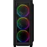Sharkoon RGB WAVE, Chassis Tower Nero