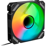 Sharkoon SHARK Mirror RGB PWM, Ventola Nero