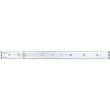 SilverStone RMS06-22 Kit di guide per scaffale, Supporto argento, Kit di guide per scaffale, Argento, SPCC, 45000 kg, 22U, 570 mm