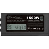 SilverStone ST1500-TI alimentatore per computer 1500 W 20+4 pin ATX ATX Nero, Alimentatore PC Nero, 1500 W, 90 - 264 V, 1600 W, 47 - 63 Hz, Attivo, 120 W