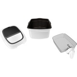 Tefal Super Uno FR3140 Friggitrice Bianco bianco/Nero, Friggitrice, 1,3 kg, 2,2 L, Carbonio, Bianco, Pulsanti