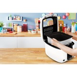 Tefal Super Uno FR3140 Friggitrice Bianco bianco/Nero, Friggitrice, 1,3 kg, 2,2 L, Carbonio, Bianco, Pulsanti