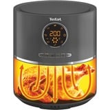 Tefal Ultra Fry Digital EY111B Singolo 4,2 L 1400 W Friggitrice ad aria calda Grigio antracite/grigio, Friggitrice ad aria calda, 4,2 L, 1,2 kg, 80 °C, 200 °C, 4 persona(e)