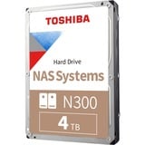 Toshiba N300 NAS 3.5" 4000 GB SATA, Hard-disk 3.5", 4000 GB, 7200 Giri/min