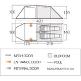 Vango TESOMEGA0000002, Omega 250, Tenda verde/grigio