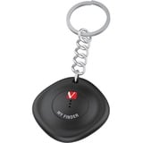 Verbatim My Finder Personale Cercatore Nero, Tracker di tracciamento Nero, Personale, Cercatore, Nero, Antipolvere, Impermeabile, Acrilonitrile butadiene stirene (ABS), Policarbonato (PC), IP66