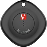 Verbatim My Finder Personale Cercatore Nero, Tracker di tracciamento Nero, Personale, Cercatore, Nero, Antipolvere, Impermeabile, Acrilonitrile butadiene stirene (ABS), Policarbonato (PC), IP66