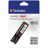 Verbatim Vi5000 512 GB M.2 PCI Express 4.0 NVMe 3D NAND, Disco a stato solido 512 GB, M.2, 5000 MB/s