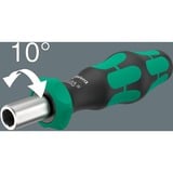 Wera Kraftform Kompakt 838 RA S Set 1, con funzione a cricchetto, Set di bit Nero/Verde