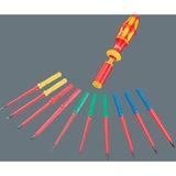 Wera Kraftform Kompakt VDE 15 Torque extra slim 1 Tool Finder, 15 pezzi, Cacciavite rosso/Giallo