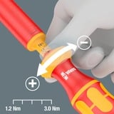 Wera Kraftform Kompakt VDE 15 Torque extra slim 1 Tool Finder, 15 pezzi, Cacciavite rosso/Giallo