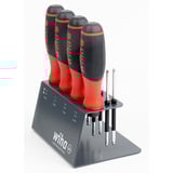 Wiha Cacciavite con porta punte SoftFinish, 1/4" Nero/Rosso