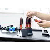 Wiha Cacciavite con porta punte SoftFinish, 1/4" Nero/Rosso