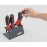 Wiha Cacciavite con porta punte SoftFinish, 1/4" Nero/Rosso