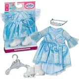 ZAPF Creation BABY born® Set Principessa del Ghiaccio 43cm, Accessori della bambola 