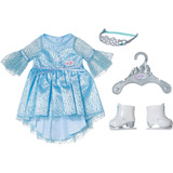 ZAPF Creation BABY born® Set Principessa del Ghiaccio 43cm, Accessori della bambola 