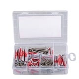 fischer Aiuti pratici Umido & Esterno, Acciaio inossidabile, Tassello grigio chiaro/Rosso