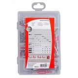 fischer Aiuti pratici Umido & Esterno, Acciaio inossidabile, Tassello grigio chiaro/Rosso