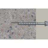 fischer Vite per calcestruzzo UltraCut FBS II 8x80 30/15/- Esagonale con rondella TX 