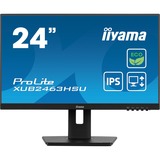 iiyama XUB2463HSU-B1, Monitor LED Nero (opaco)